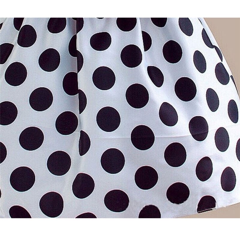 Sleeveless Kids Polka Dot Dress